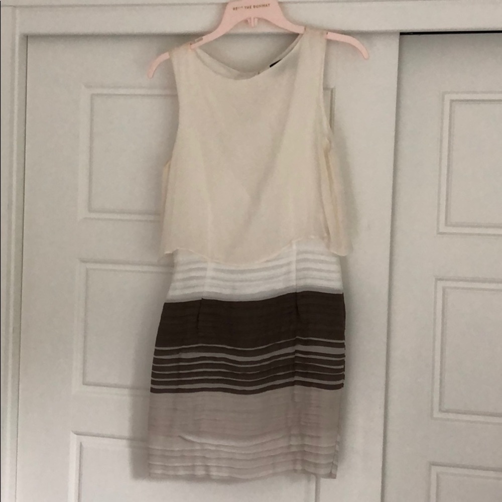 White Dolce Vita dress with open back